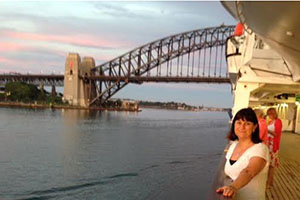 Alvia on Sydney harbour